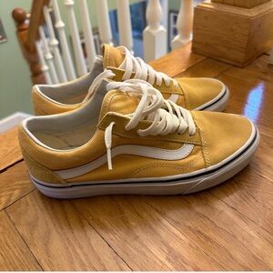 yellow old skool vans